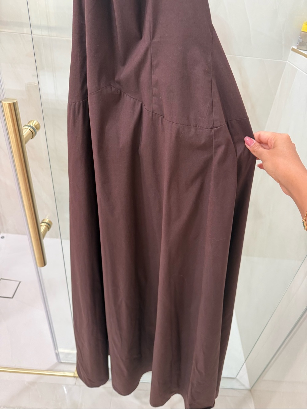 Peppermayo Women's Maxi Dress in Dark Brown - Picture 4 of 8